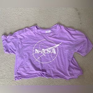 NASA Cropped Shirt